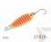 Блесна колеблющаяся Delphin STRIP Spoon / 2,0g - AURO