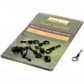 Вертлюг с кольцом и застежкой PB Products Ronnie Rig Swivel №11 / 10шт.