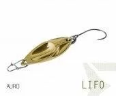 Блесна колеблющаяся Delphin LIFO Spoon / 2,5g - AURO